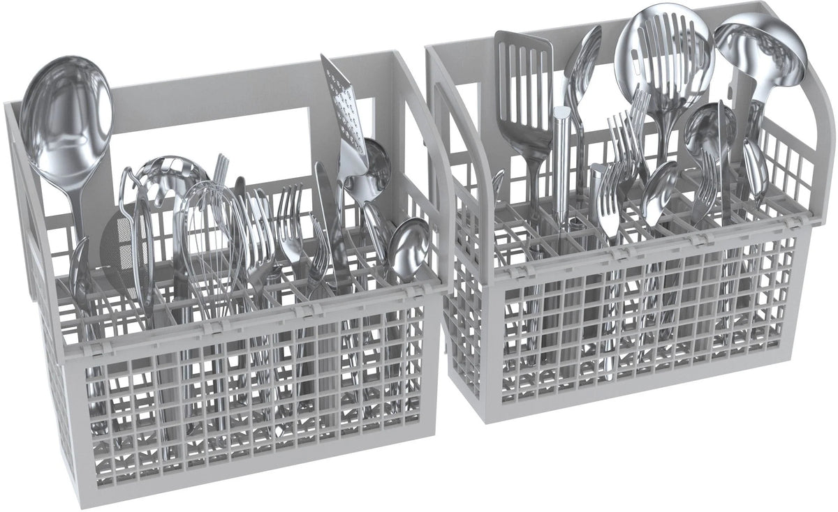 Bosch - 800 Series 24" Top Control Built-In Dishwasher with CrystalDry, Stainless Steel Tub, 3rd Rack, 42 dBa - Stainless steel