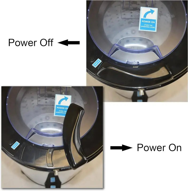 Stainless Steel Portable Spin Dryer – 3200 RPM, 22 lb Load Capacity, 110V Compact Design