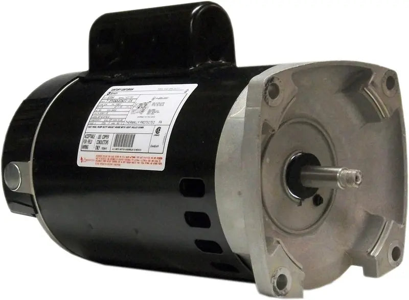Square Flange Pool Motor – 1.5 HP, 3450 RPM, 56Y Frame, ODP Enclosure, PSC, Energy Efficient