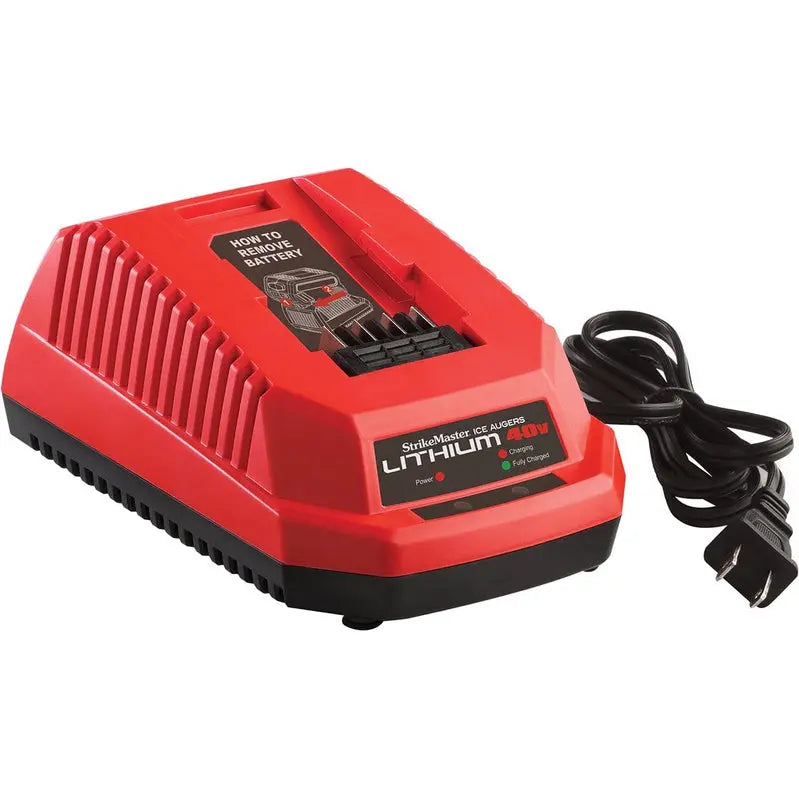 StrikeMaster LFVL-8 40V Lithium-Ion Ice Auger – Brushless Motor, LED Illumination