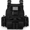 Tactical Magnetic Plate Carrier Vest – Quick-Release Lightweight Vest for Men with One-Button Disassembly System