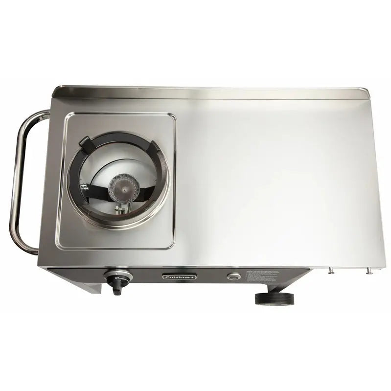 Cuisinart Outdoor Wok Station  50,000 BTU Propane Burner with Prep Table & 14 Carbon Steel Wok