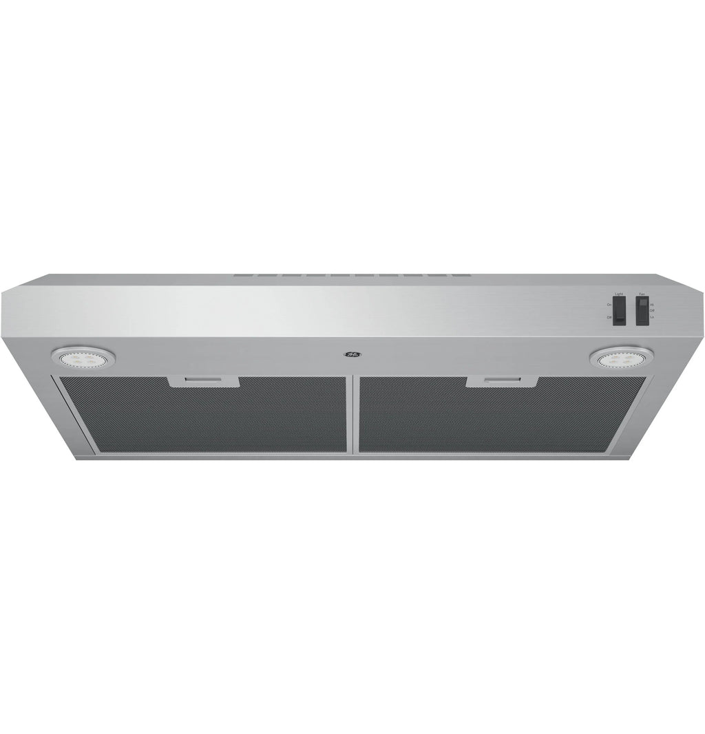 GE - 30" Convertible Range Hood - Stainless steel