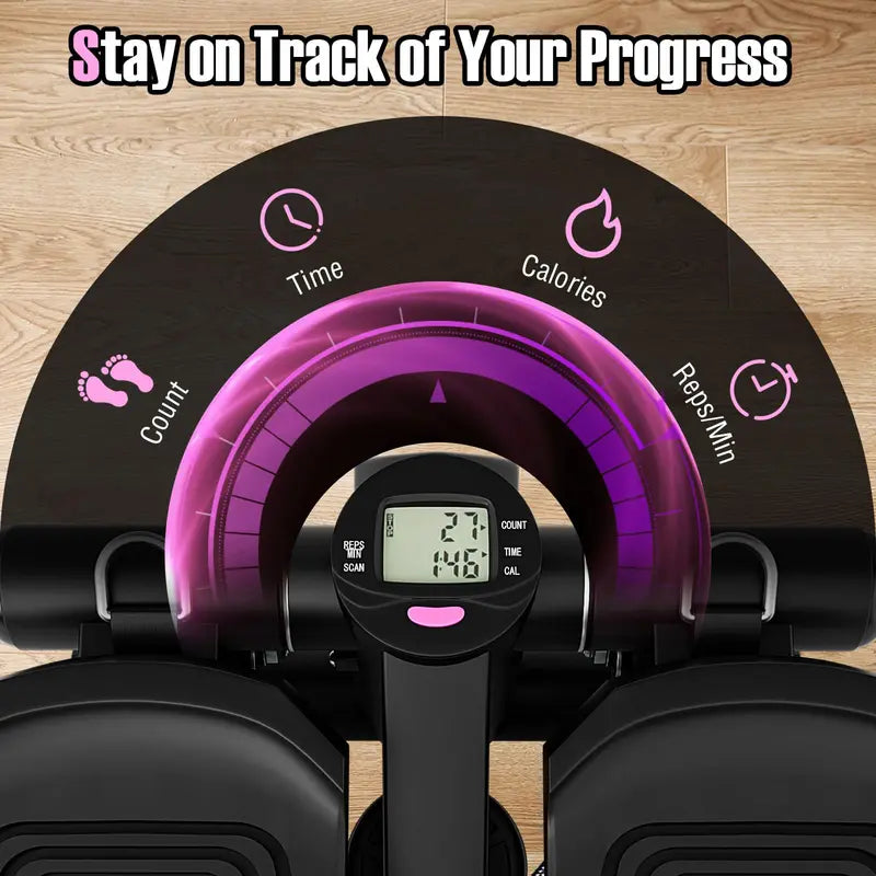 Compact Mini Stepper Machine  Low-Impact Cardio Equipment for Home Fitness and Office Use