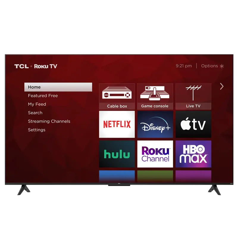 TCL 55″ 4K UHD HDR Smart TV with Roku, Voice Control & Customizable Home Screen