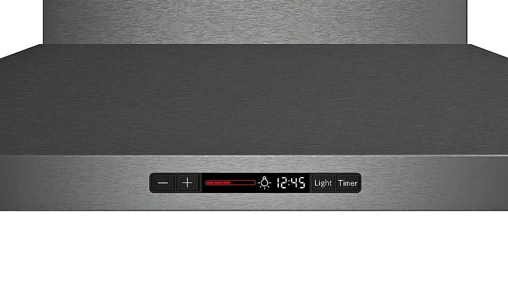Bosch - 800 Series 30" Convertible Range Hood - Black stainless steel