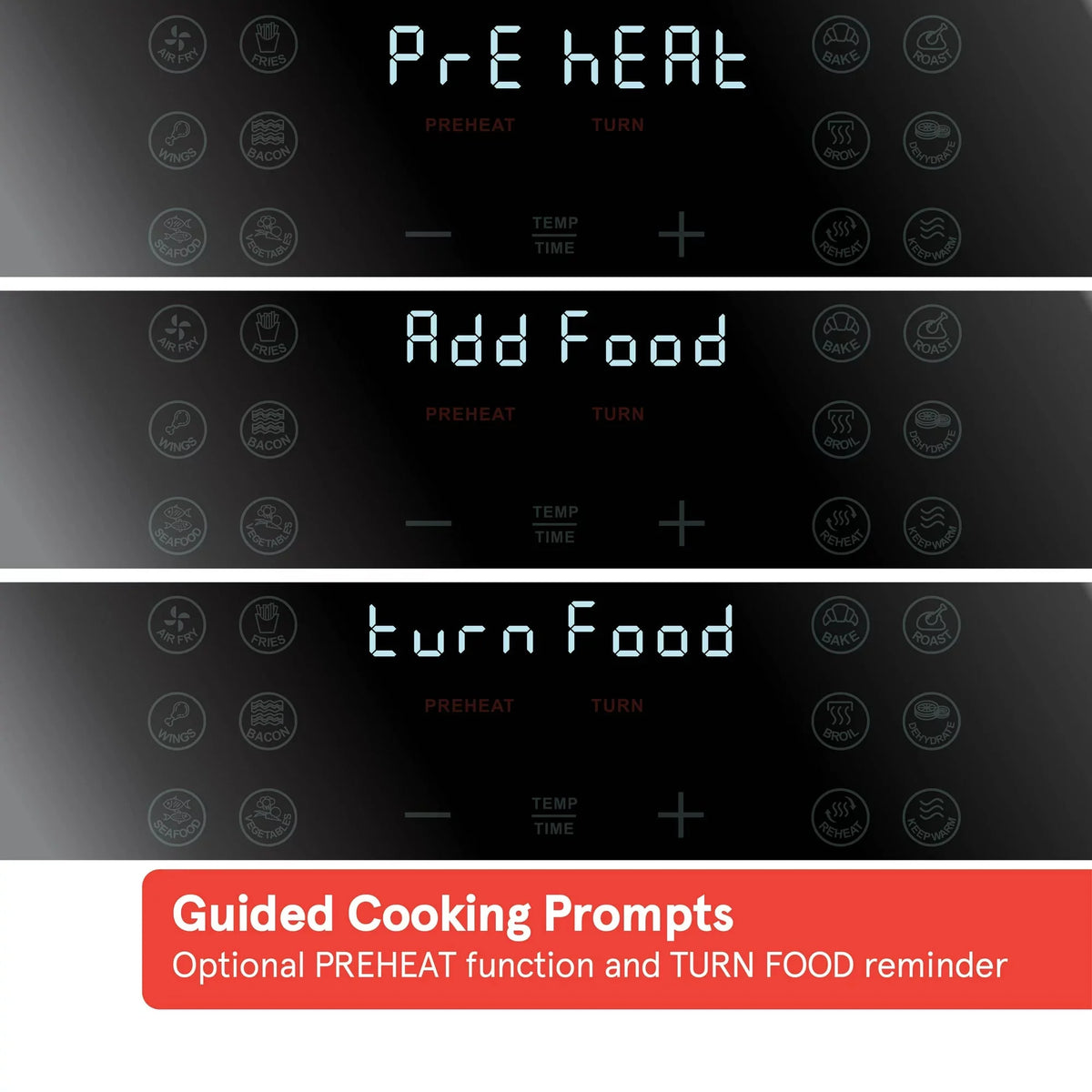 Gourmia 7-Qt Digital Air Fryer with Guided Cooking . Easy Clean . Stainless Steel