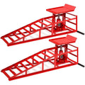 Stark USA 50525 Heavy-Duty Hydraulic Vehicle Service Ramp for Cars and Trucks