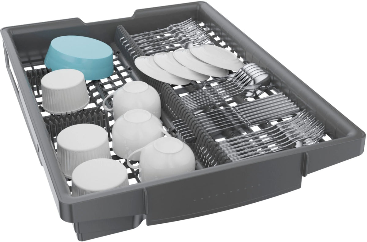 Bosch - 800 Series 18" Top Control Smart Built-In Dishwasher with 3rd Rack and 44 dBA - Custom Panel Ready