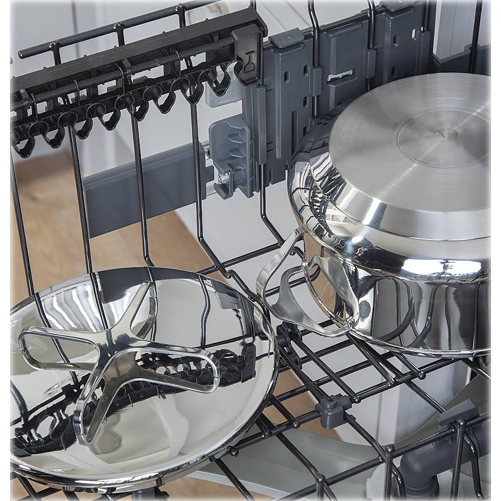 Café - 24" Top Control Tall Tub Built-In Dishwasher with Stainless Steel Tub - Matte white