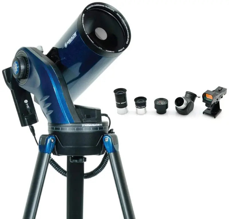 StarNavigator NG-125 Maksutov-Cassegrain Telescope – Black Astronomical Scope