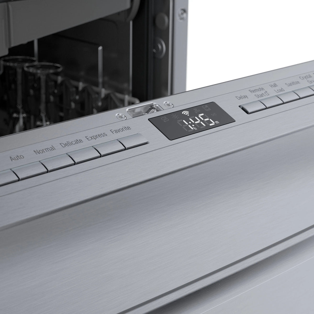Bosch - 800 Series 24" Top Control Smart Built-In Dishwasher with 3rd Rack and 42 dBA - Silver