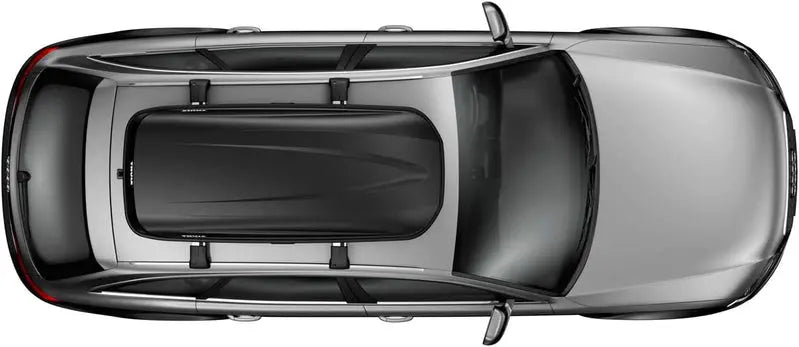 Thule Pulse Large Rooftop Cargo Box – Sleek Black Aerodynamic Carrier for SUVs and Vehicles