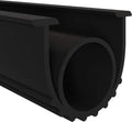 DGSL Rubber Bottom Garage Door Seal Kit  Weatherproof Replacement Stripping for Draft and Moisture Control