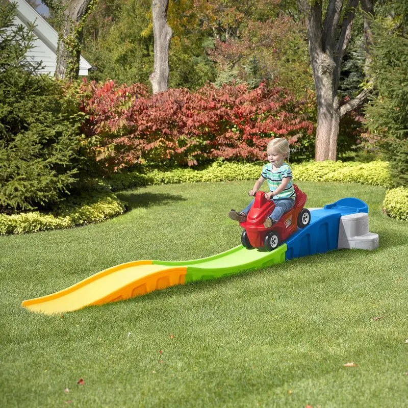 Step2 Anniversary Roller Coaster Ride-On – Up-and-Down Track Toy for Kids