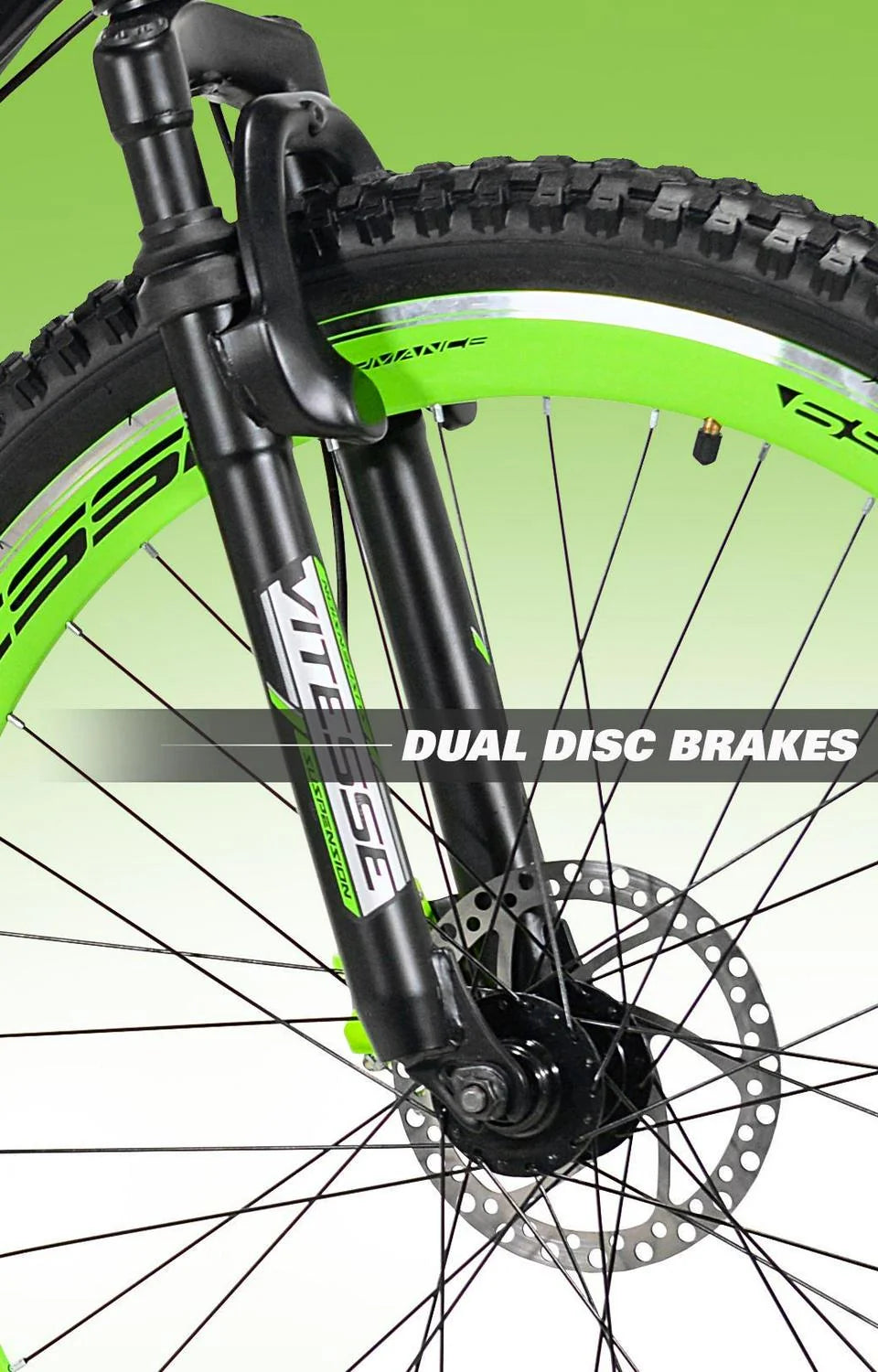Genesis 27.5 RCT Mens Mountain Bike . Black/Green