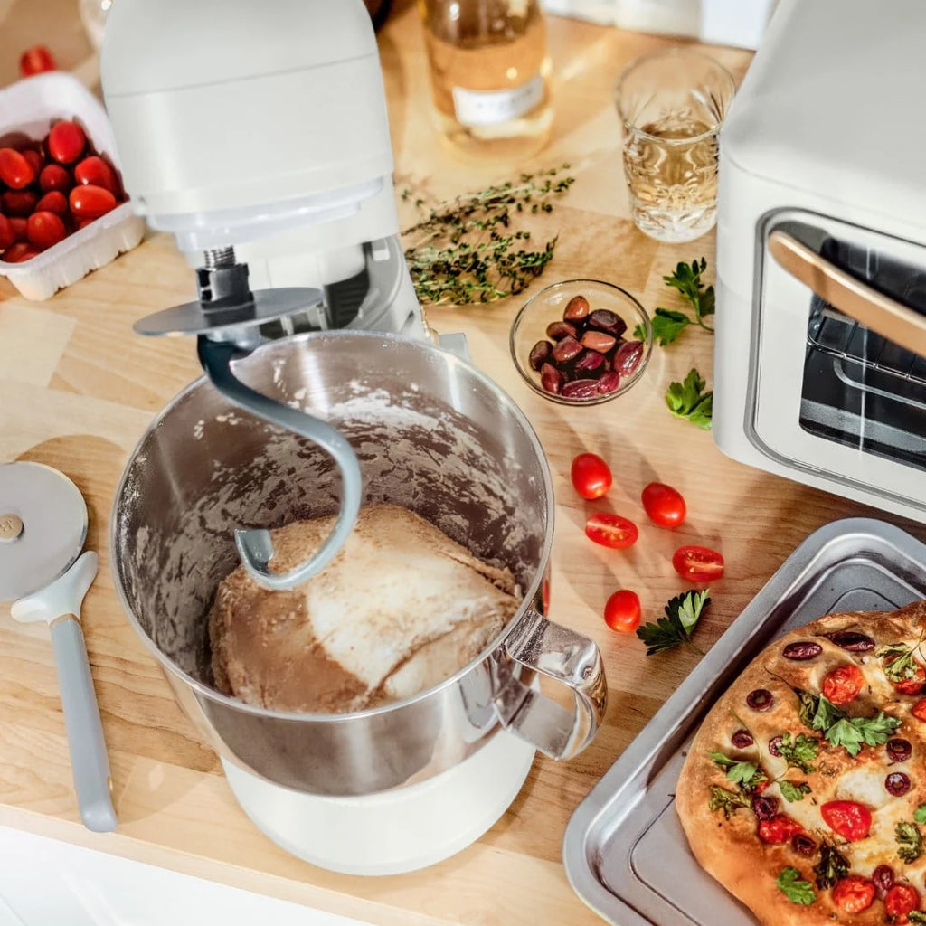 Beautiful 5.3 Qt Stand Mixer, Lightweight & Powerful with Tilt - Head, White Icing by Drew Barrymore