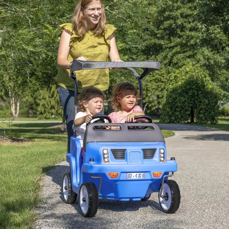 Step2 Side-by-Side Push SUV – Two-Seater Ride-On Toy for Toddlers
