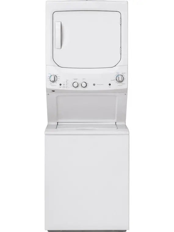 Compact Laundry Center  3.8 Cu. Ft. Top-Load Washer and 5.9 Cu. Ft. Electric Dryer in a Single White Unit