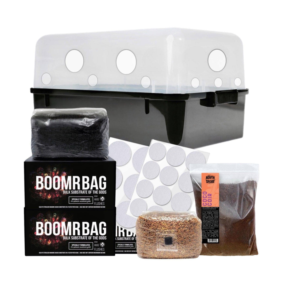 'Boomr Bin' Monotub Mushroom Grow Kit | North Spore