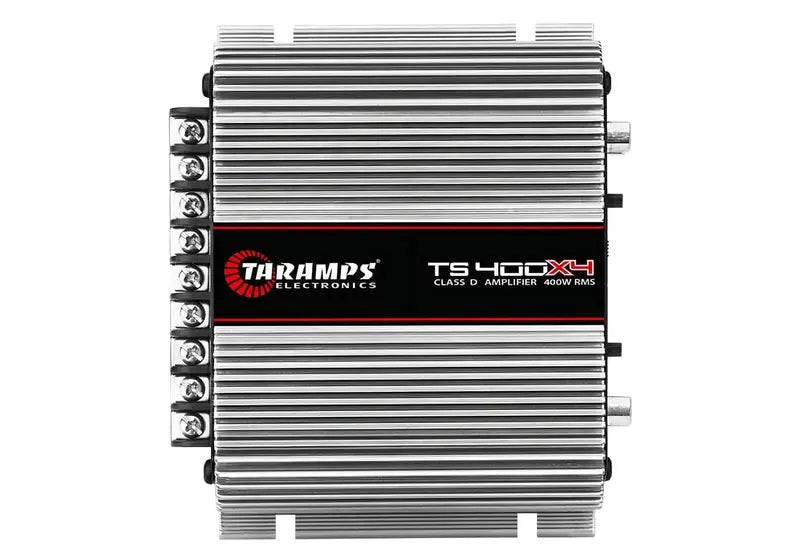 Taramps TS 400×4 Car Amplifier – 4-Channel, 400W RMS, 2-Ohm Stable