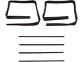 Door Window Belt Weatherstrip Kit  6 Piece  Compatible with 1982  1993 Chevy S10 1983 1984 1985 1986 1987 1988 1989 1990 1991 1992