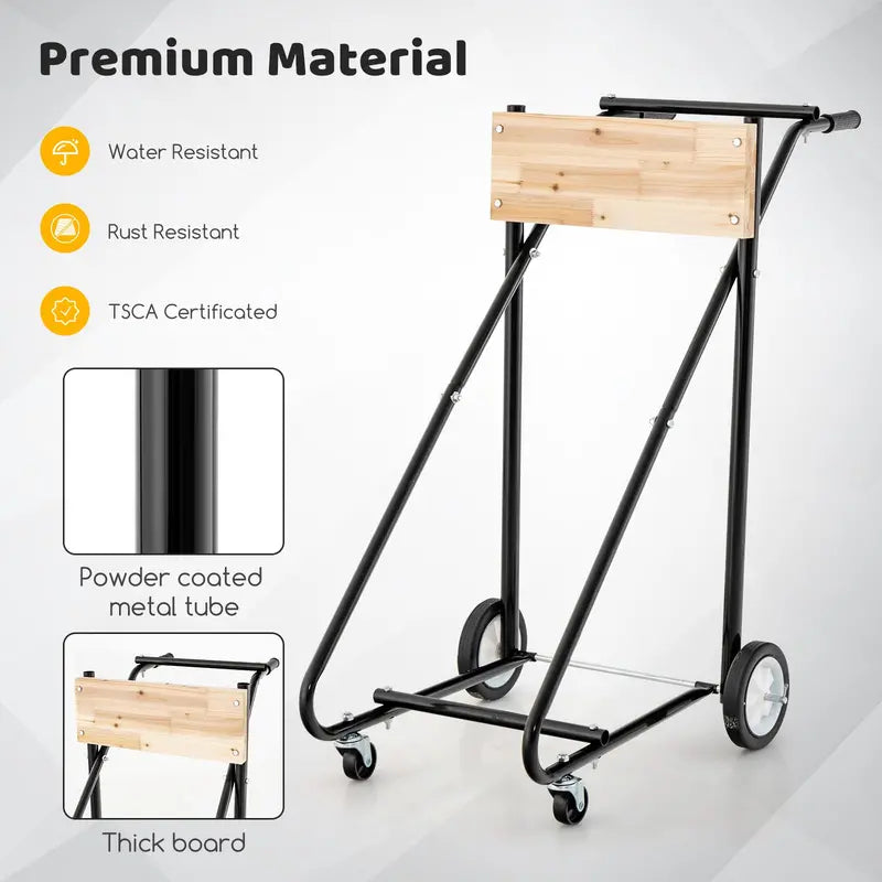 Sturdy Outboard Motor Stand for Secure Storage, Maintenance & Boat Engine Support