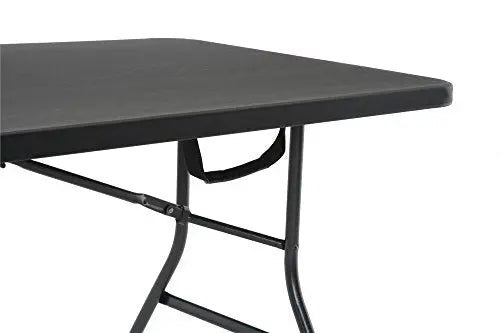 CoscoProducts Deluxe 6 foot x 30 inch Fold-in-Half Blow Molded Folding Table