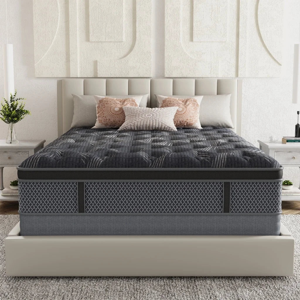 BEHOST Twin Mattress 10 in, Certipur - US Certified Eco - Friendly Twin Memory Foam Mattress, Motion - Free Pocket Springs Hybrid Mattress Twin Size