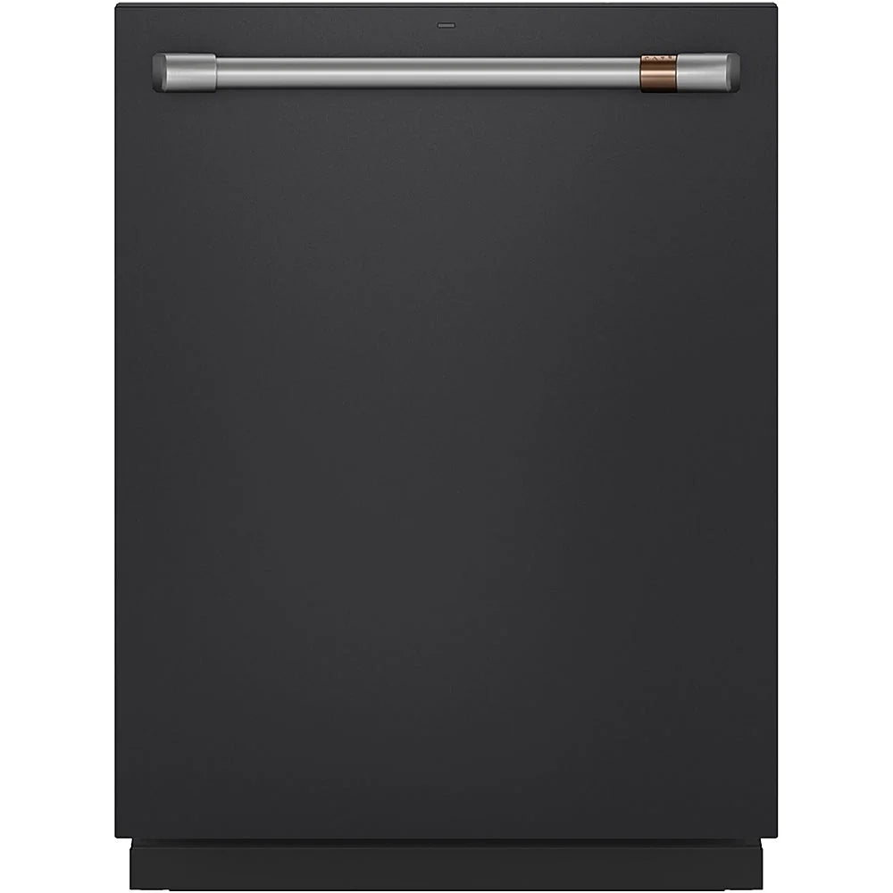 Café - 24" Top Control Tall Tub Built-In Dishwasher with Stainless Steel Tub - Matte black
