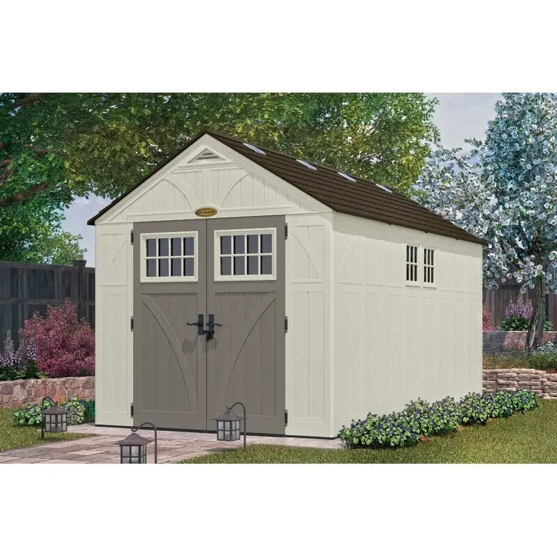 Tremont 8 ft. x 13 ft. Reinforced Plastic Storage Shed