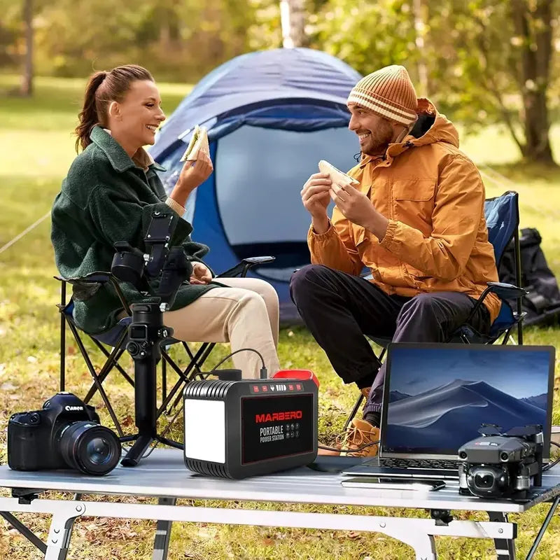 Compact Portable Power Station  88Wh Solar-Compatible Lithium Battery with Fast-Charging Output