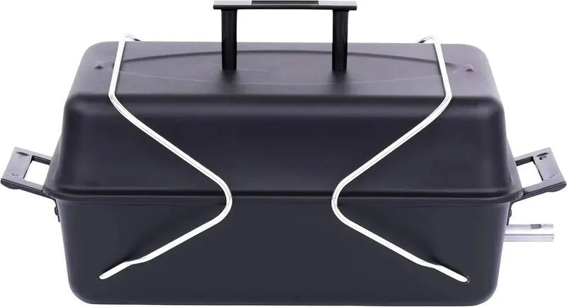 Stainless Steel Portable Propane Grill — Single-Burner Convective Design for On-the-Go Grilling
