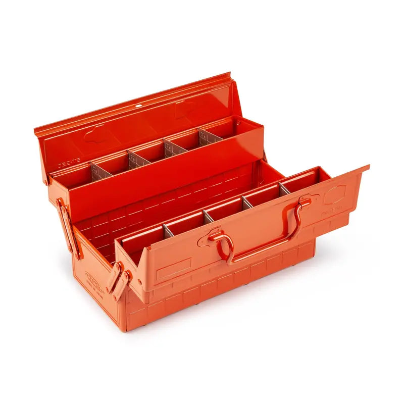 Toyo ST-350 Industrial Tool Box – Burnt Orange Finish