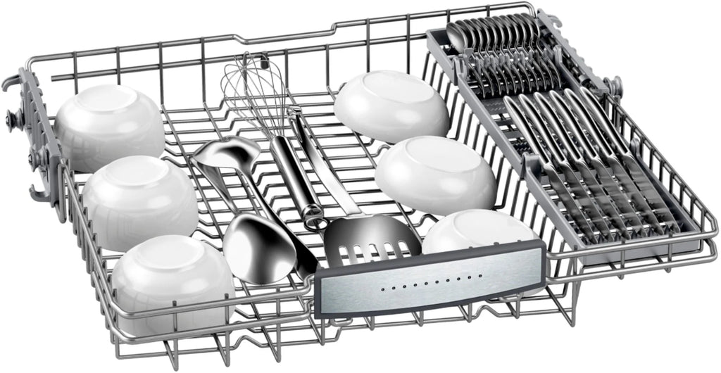 Bosch - 800 Series 24" Top Control Built-In Dishwasher with CrystalDry, Stainless Steel Tub, 3rd Rack, 40 dBa - Stainless steel