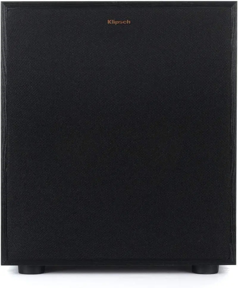 Compact Black Subwoofer  High-Performance Bass Speaker for Home Audio & Multimedia Systems