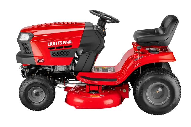 Craftsman T110 42-Inch Gas Riding Lawn Mower  17.5 HP Briggs & Stratton Engine, 7-Speed Manual Transmission