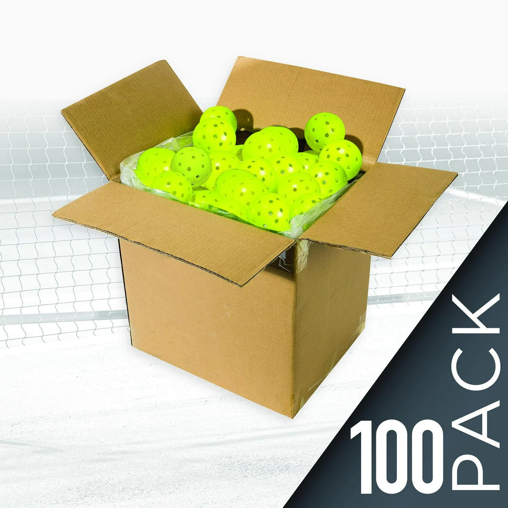 Franklin Sports Outdoor Pickleballs X40 Optic Yellow Balls 100 Pack
