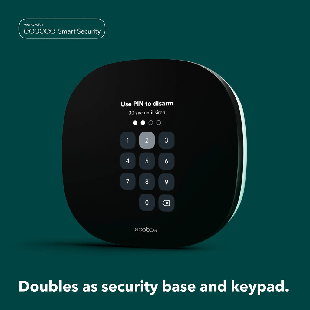 ecobee3 Lite Smart Thermostat - Programmable Wifi Thermostat - Works with Siri, Alexa, Google Assistant - Energy Star Certified - DIY Install, Black