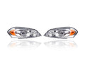 Headlight Assembly - DEPO Compatible/Replacement for '06-13 Chevrolet Impala Monte Carlo - Pair, Left Driver + Right Passenger Set - 25958360, 25958359 - CAPA