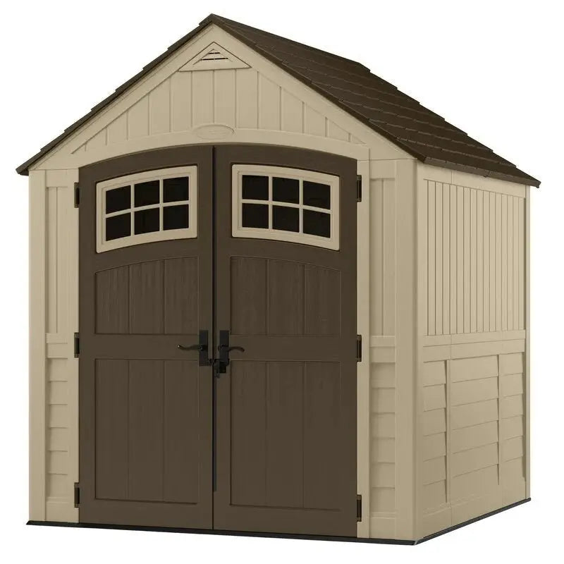 Sutton Resin Storage Shed – 7.5 ft x 7 ft Outdoor Utility Building