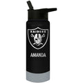 Las Vegas Raiders 24oz. Personalized Jr. Thirst Water Bottle