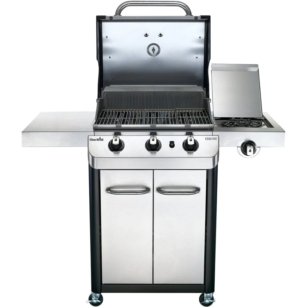 Char-Broil - Signature Gas Grill - Silver/black