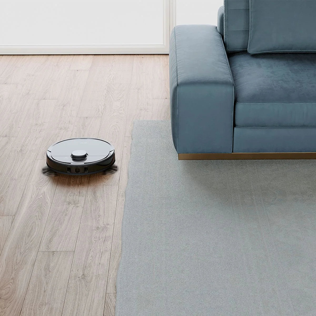 ECOVACS Robotics - DEEBOT T8+ Vacuum & Mop Robot with Advanced Laser Mapping and 3D Obstacle Detection & Avoidance - Grey