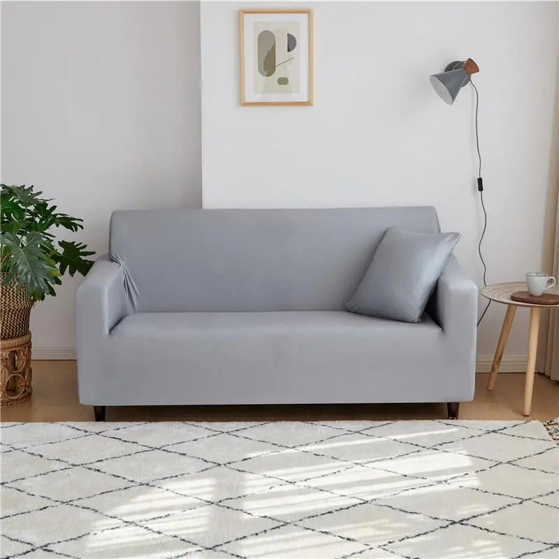 Universal Stretch-Fit Sofa Cover – Non-Slip Fabric Protector for All Upholstery Types