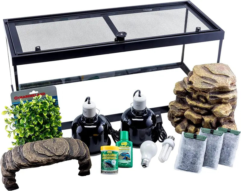 Tetra Aquatic Turtle Deluxe 20-Gallon Kit – Includes Filter, Heater, and UV Lighting