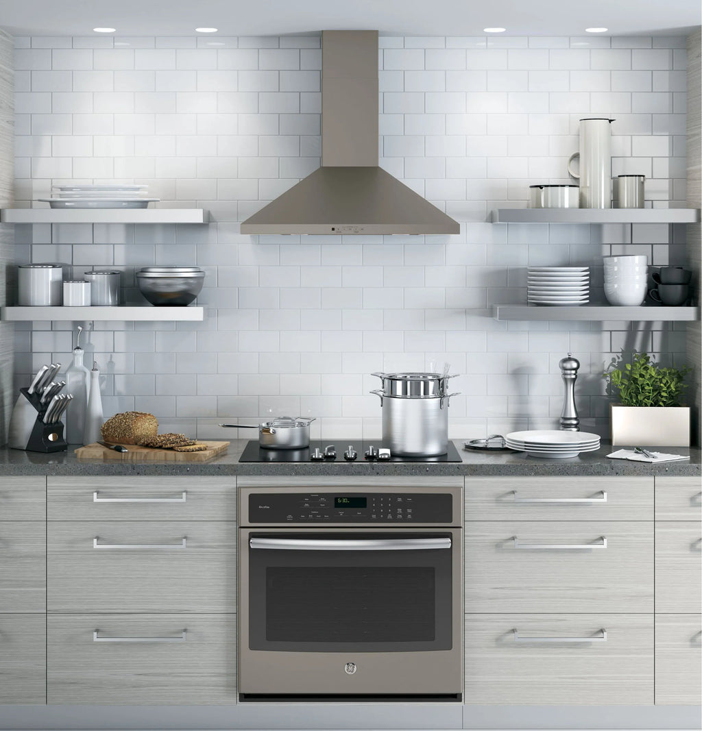 GE - 30" Convertible Range Hood - Slate