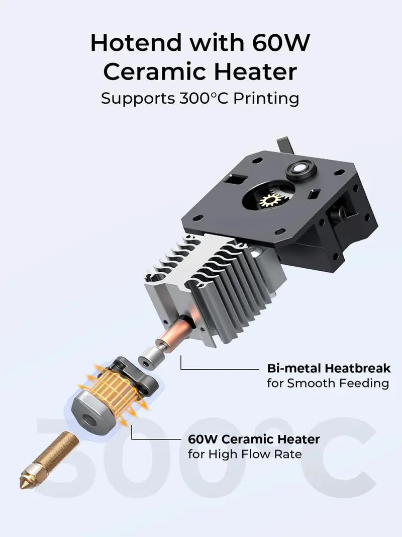 Creality Ender-3 V3 KE 3D Printer  High-Speed 500 mm/s Printing, CoreXY Architecture, Quiet Operation