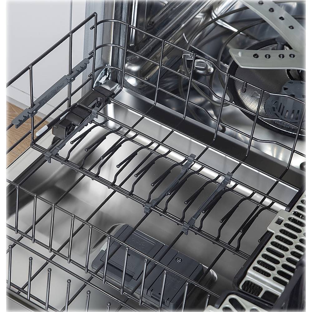 Café - 24" Top Control Tall Tub Built-In Dishwasher with Stainless Steel Tub - Matte white