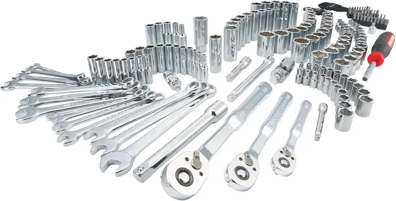 CRAFTSMAN 189-Piece Mechanics Tool Set  Includes 1/4 and 3/8 Drive Ratchets, Sockets, and Accessories (CMMT12134)